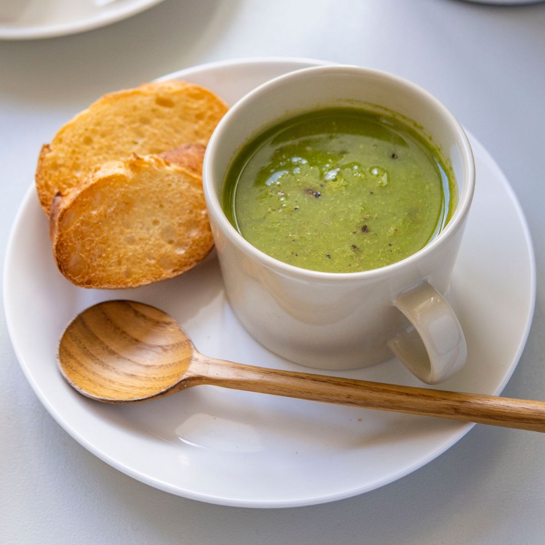 カルシウムたっぷり!豆乳の小松菜ポタージュ