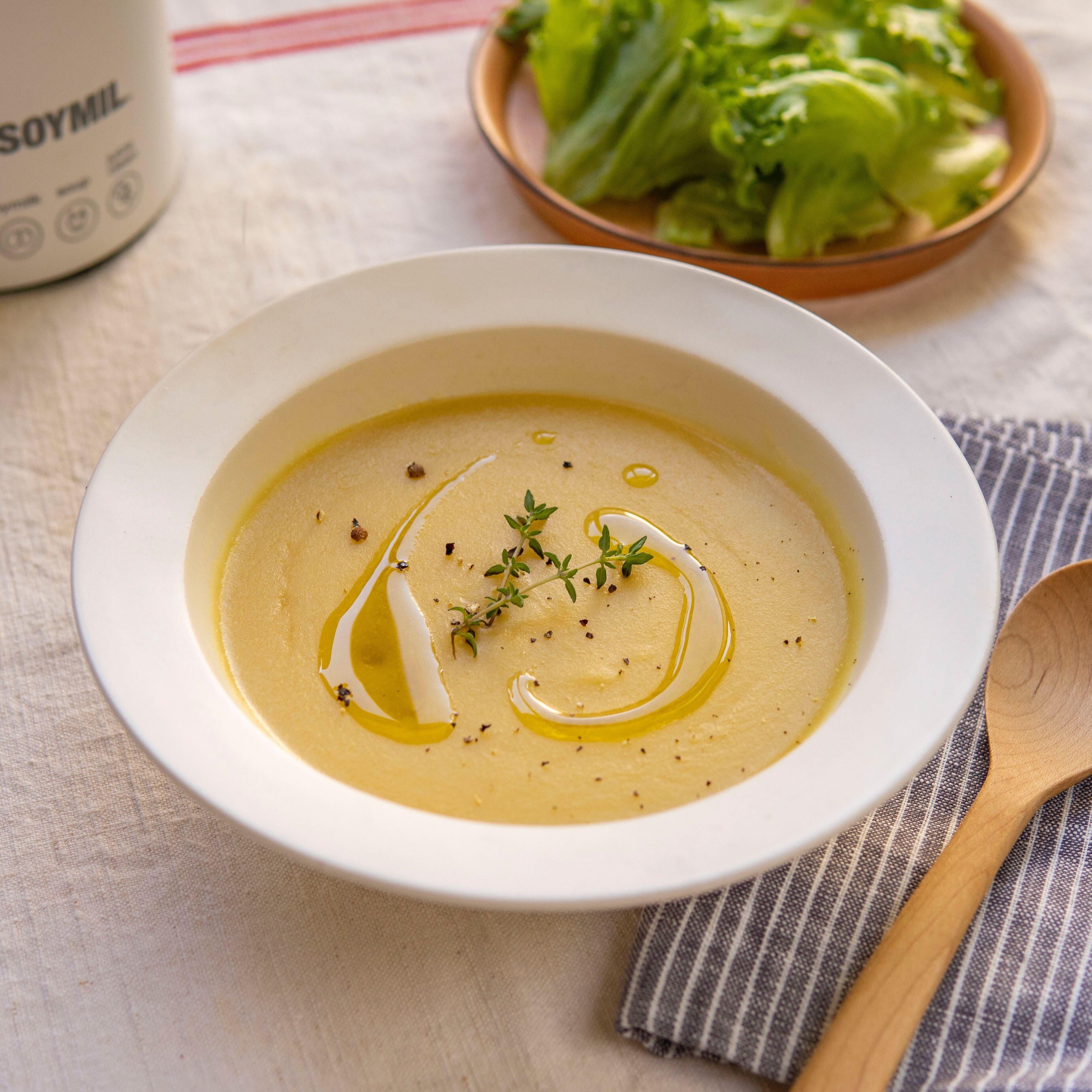 ほっこり優しいさつまいもの豆乳ポタージュ