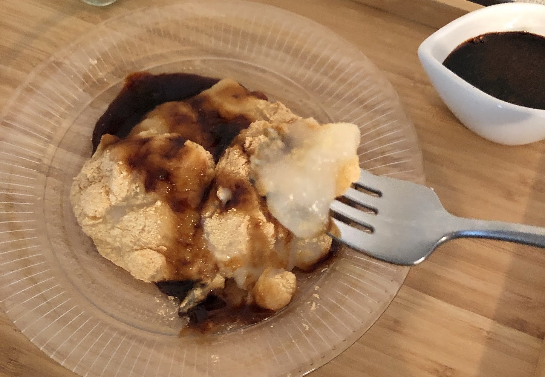 レンジで作る豆乳餅