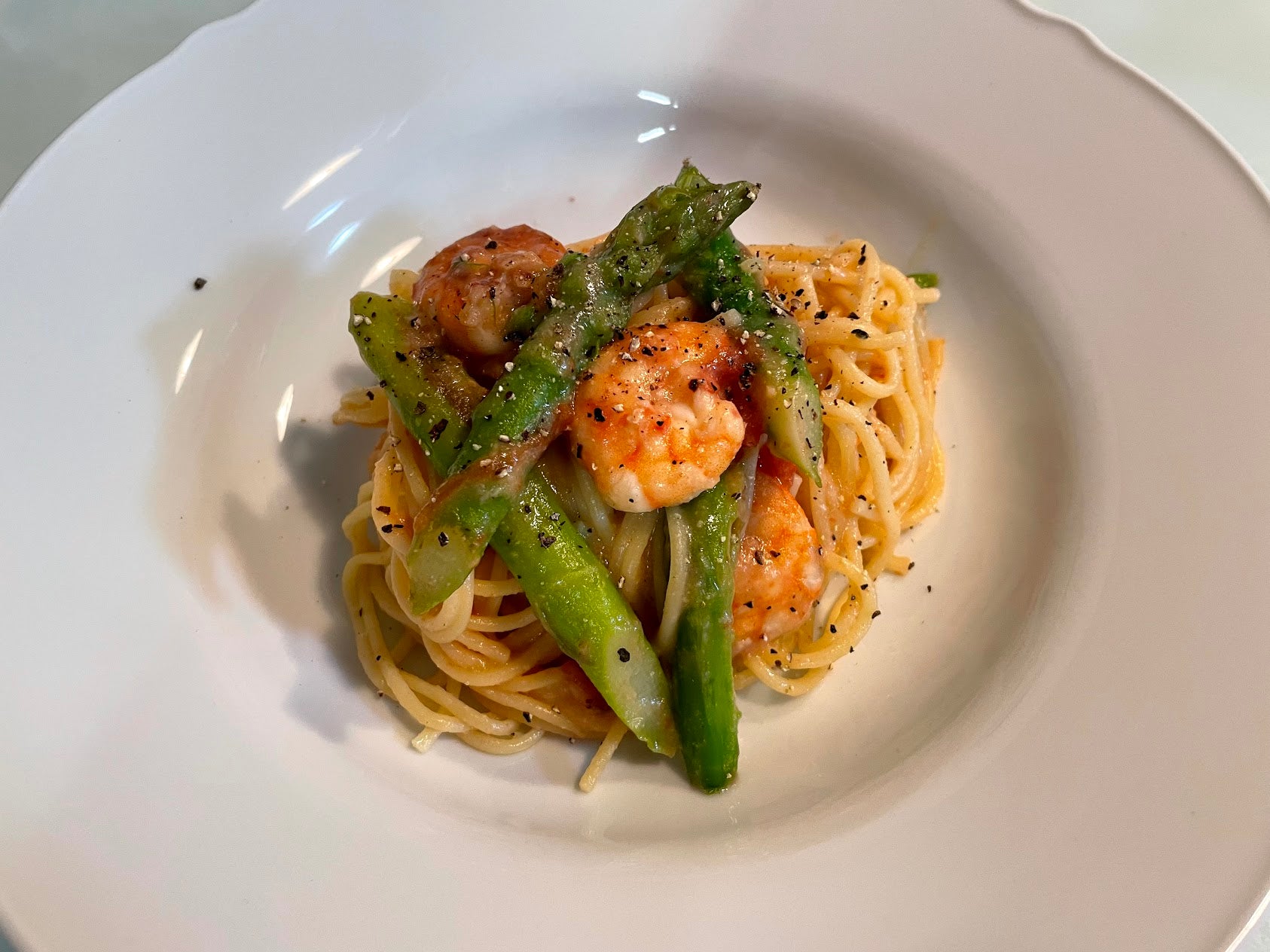 豆乳トマトクリームパスタ