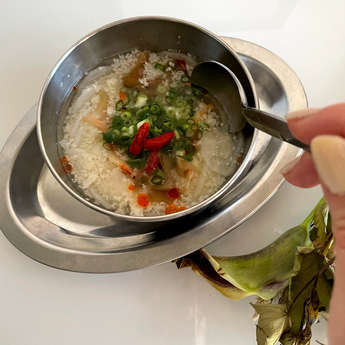 大豆から作る鹹豆漿(シェントウジャン)