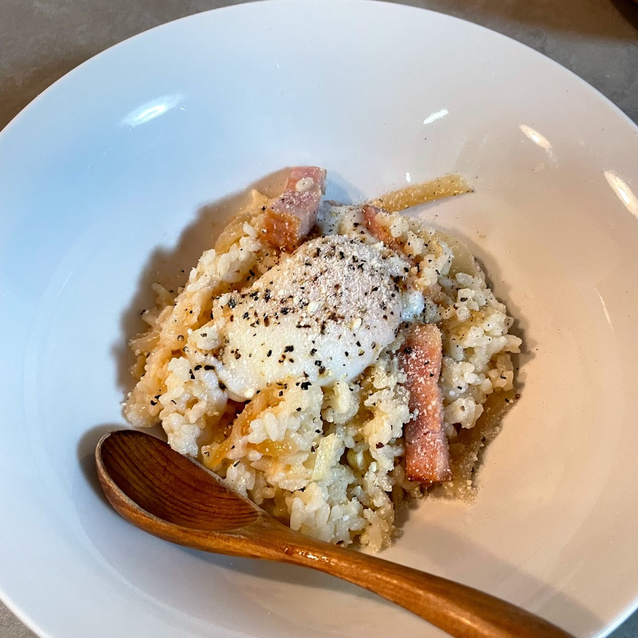 豆乳カルボリゾット