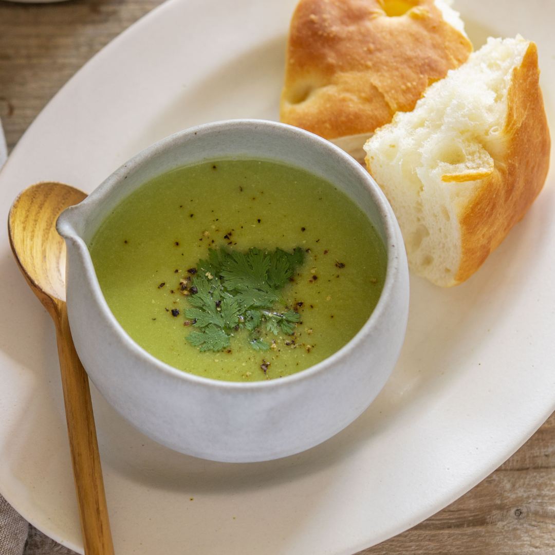栄養たっぷり！インゲン豆の豆乳ポタージュ